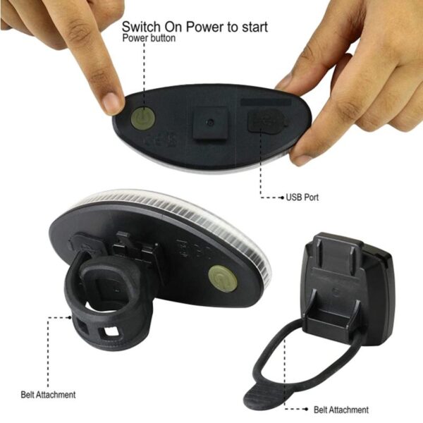 LED Wireless Remote Control Bicycle Tail Light - Image 5