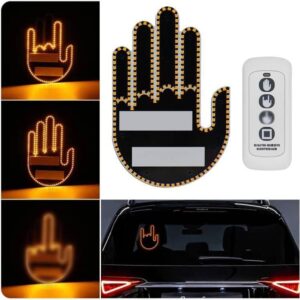 Lumière de geste de la main amusante pour voiture