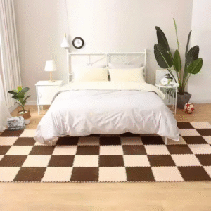 Tapis de sol en peluche douce et multi-usages (lot de 10 pièces)