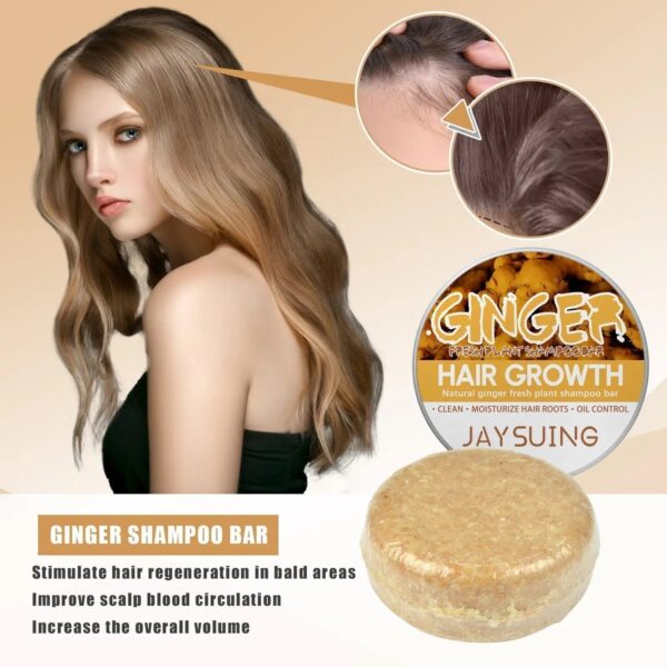 Savon shampoing au gingembre pour cheveux - Image 2