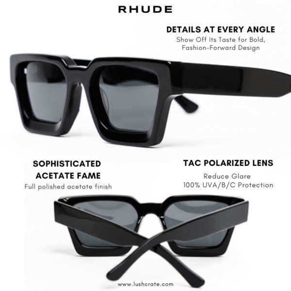 RHUDE Retro Polarized Sunglasses - Image 9